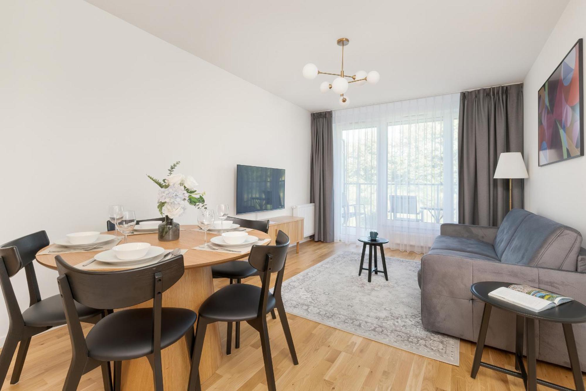 Stylowy Apartament W Gdansku Parking & Ekspres Do Kawy By Noclegi Renters Exteriér fotografie